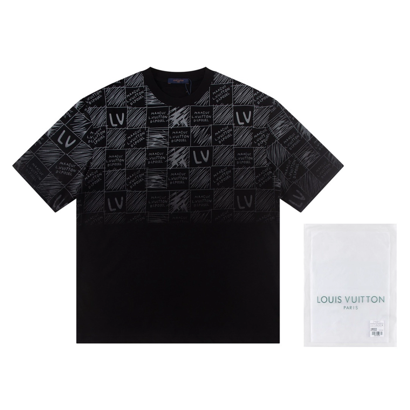Louis Vuitton T-shirt W2644 Black/White