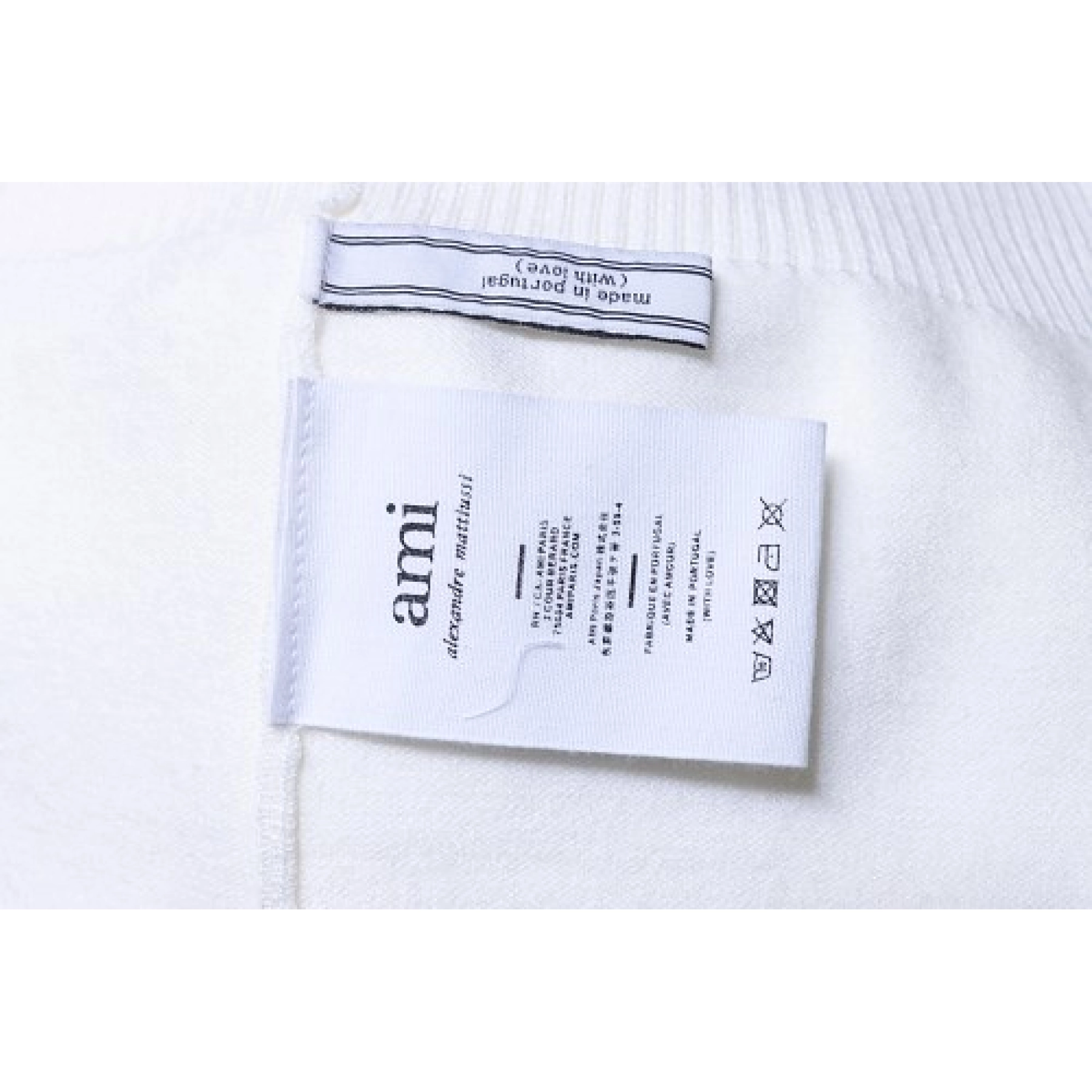 Ami V-neck cardigan White