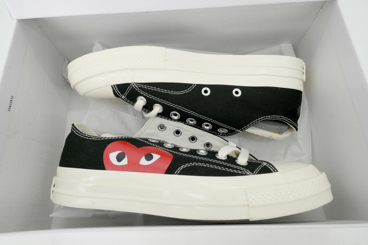Comme des Garçons Play x Converse Chuck 70 Low Black 150206C