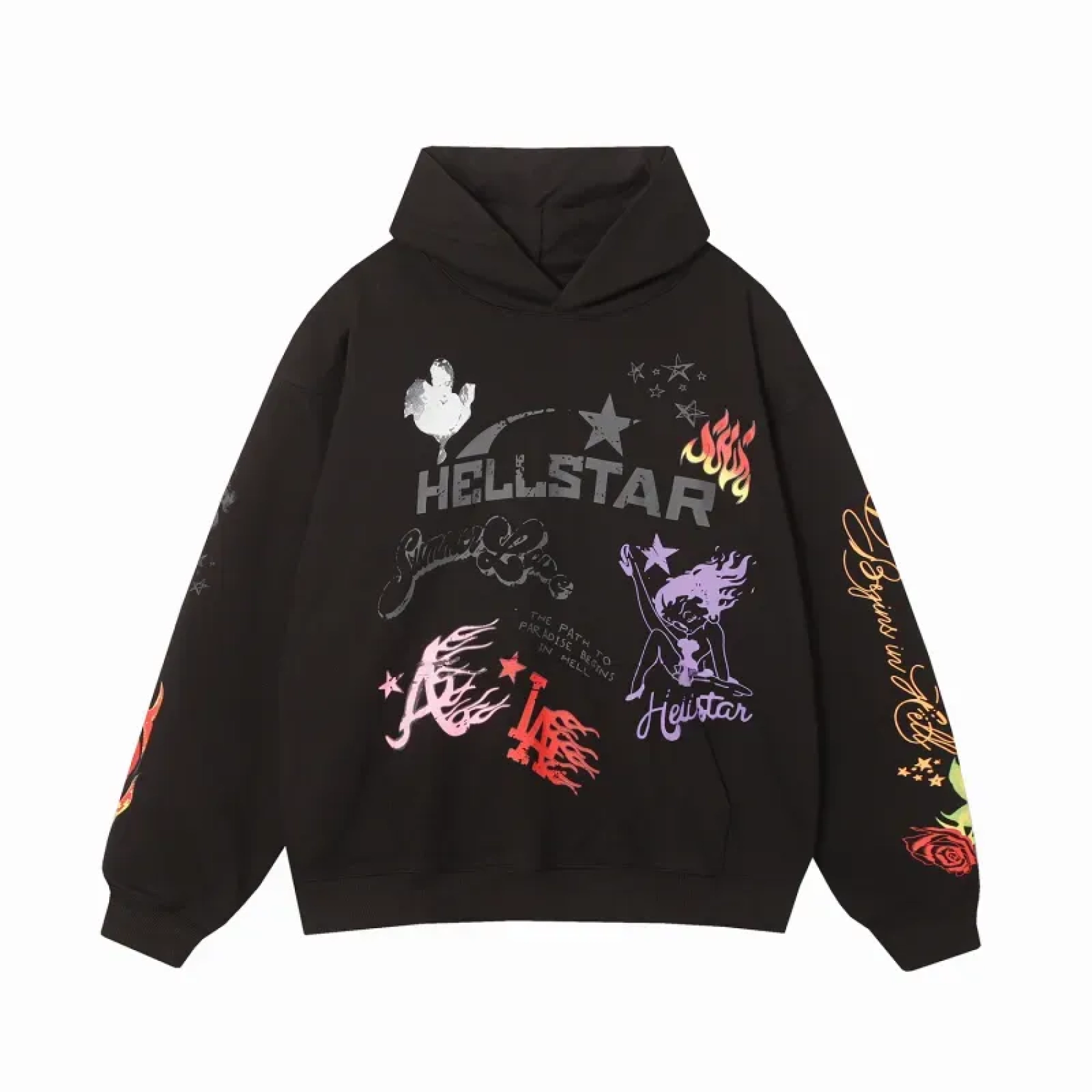Hellstar Studio Summer Love Hoodie Black