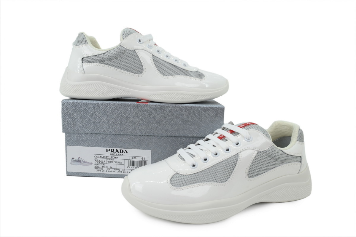 Prada America's Cup White Silver