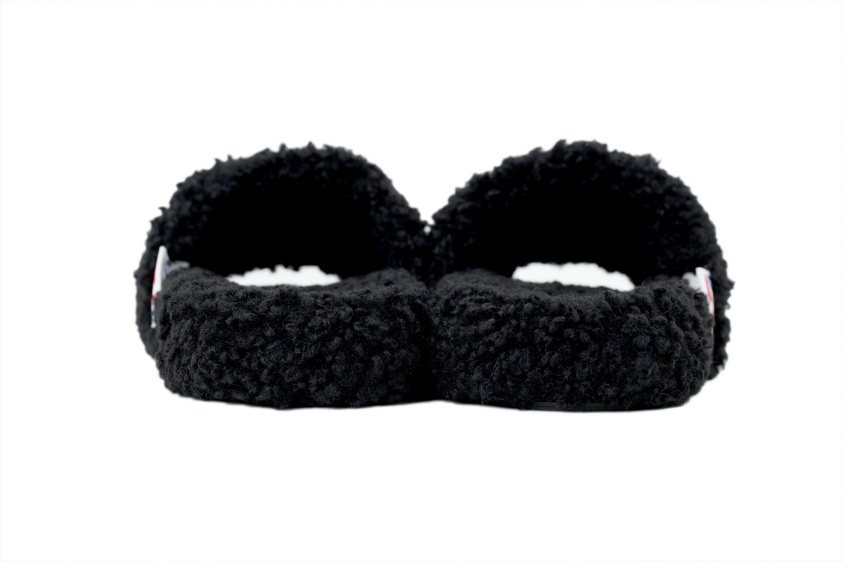 NBA x Balenciaga Furry Slides Black