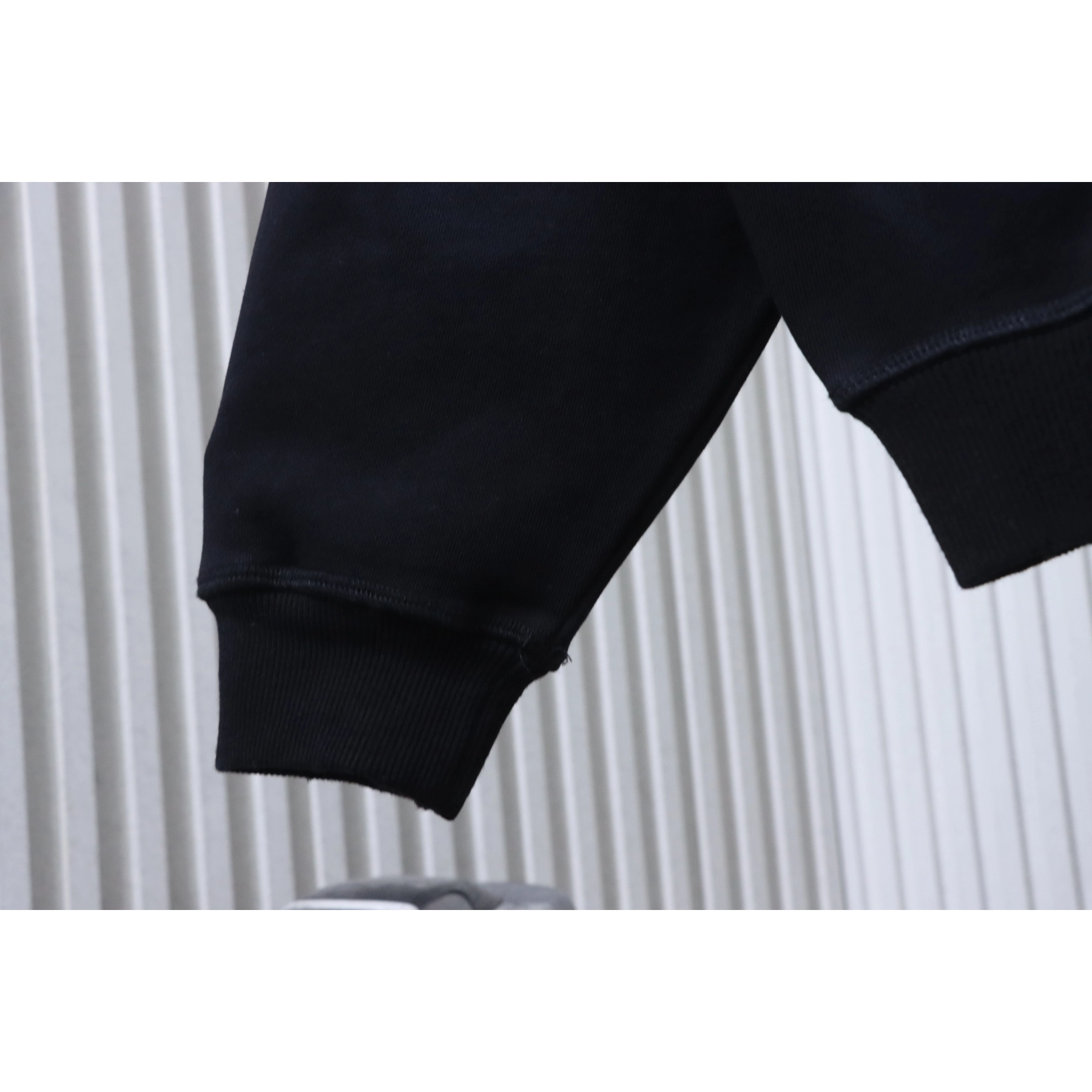 Acne Studios Distressed Hoodie Black