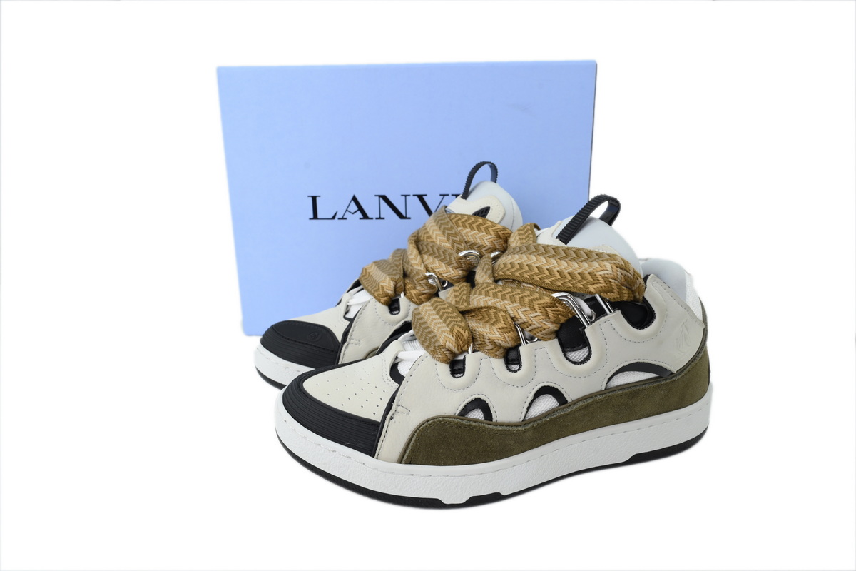 LANVIN Military Green White