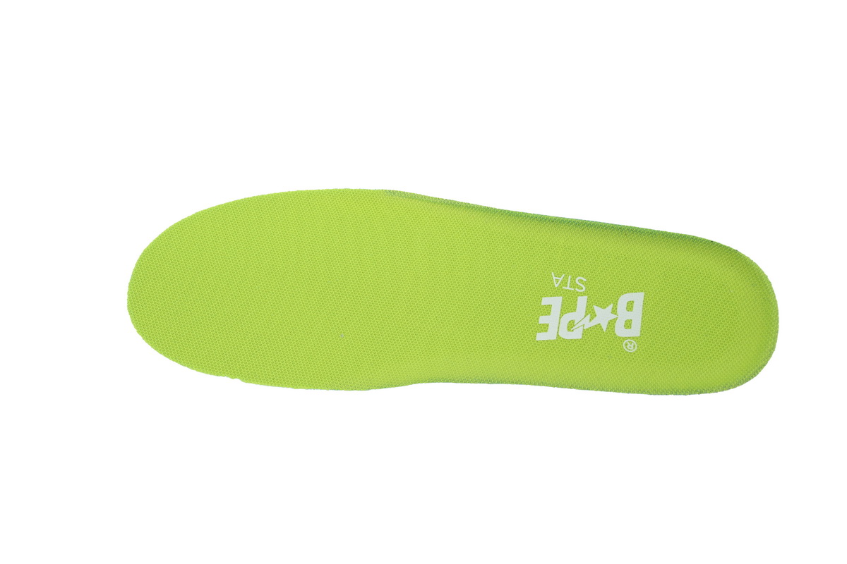 A BATHING APE BAPE White Green