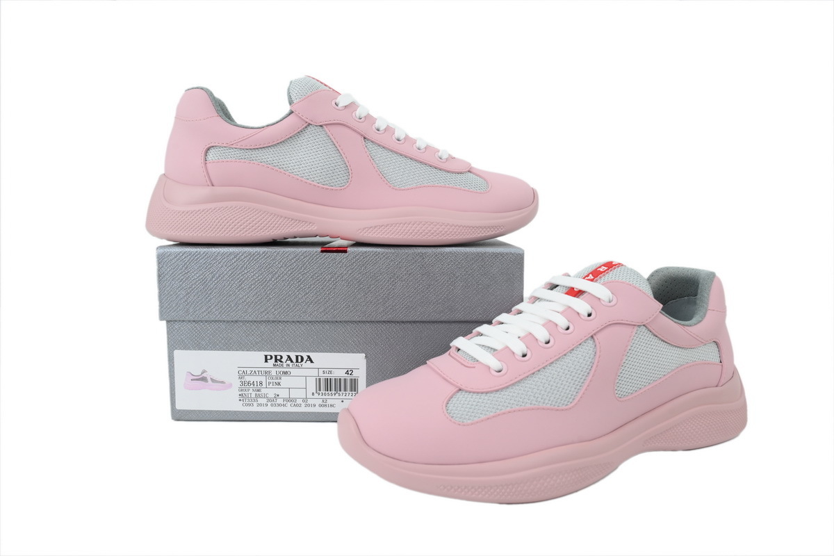 Prada America's Cup sneakers Alabaster Pink
