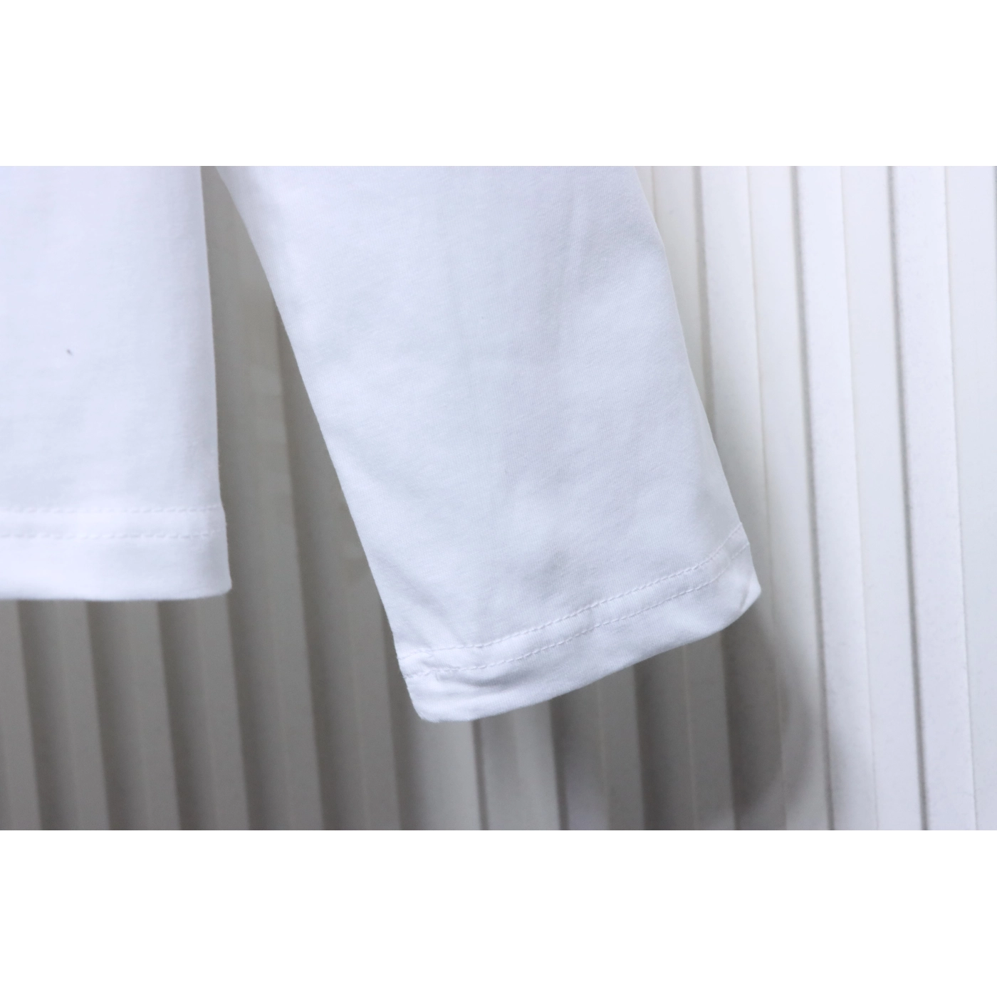Acne Studios Circular Logo Long-Sleeve Top White