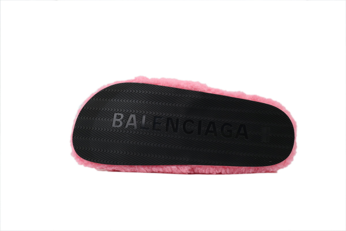 NBA x Balenciaga Furry Slides Powder