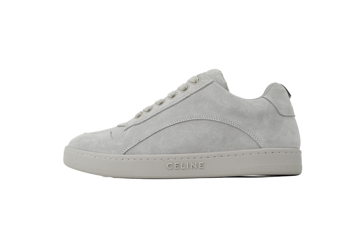 Celine Huntington Suede Sneaker Grey