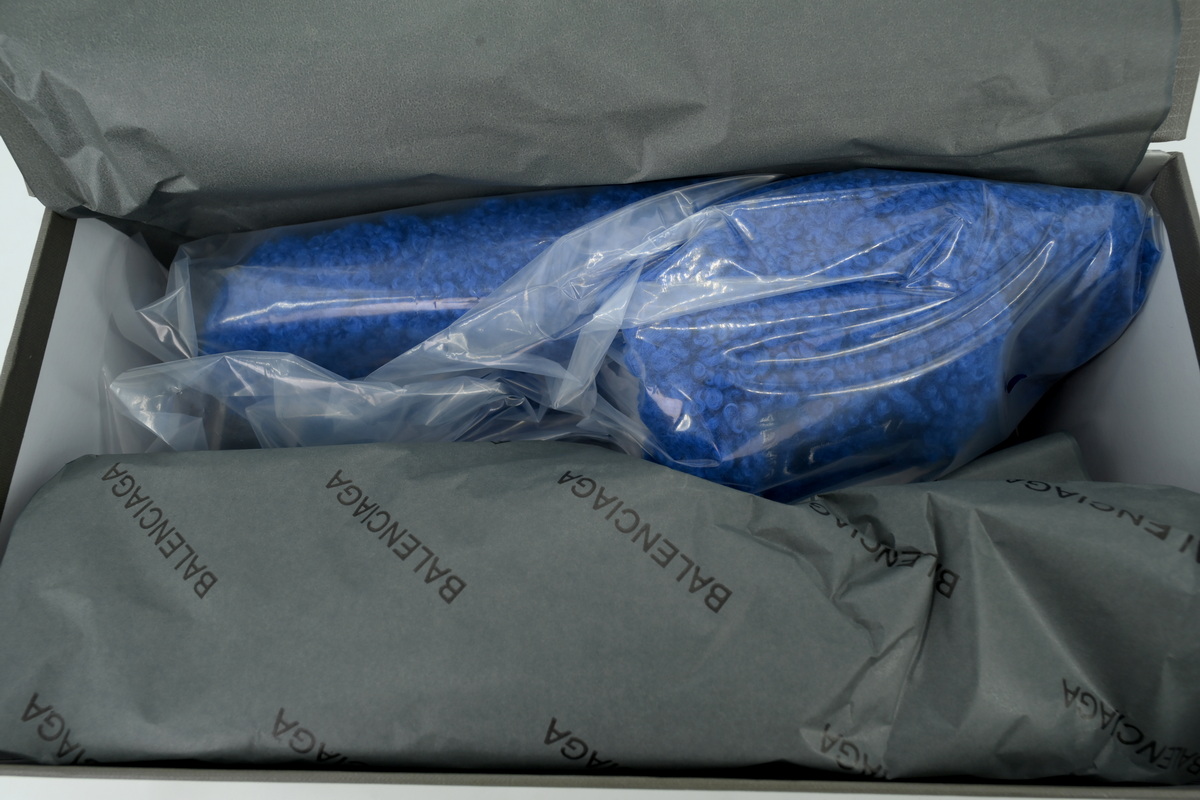 NBA x Balenciaga Furry Slides Blue