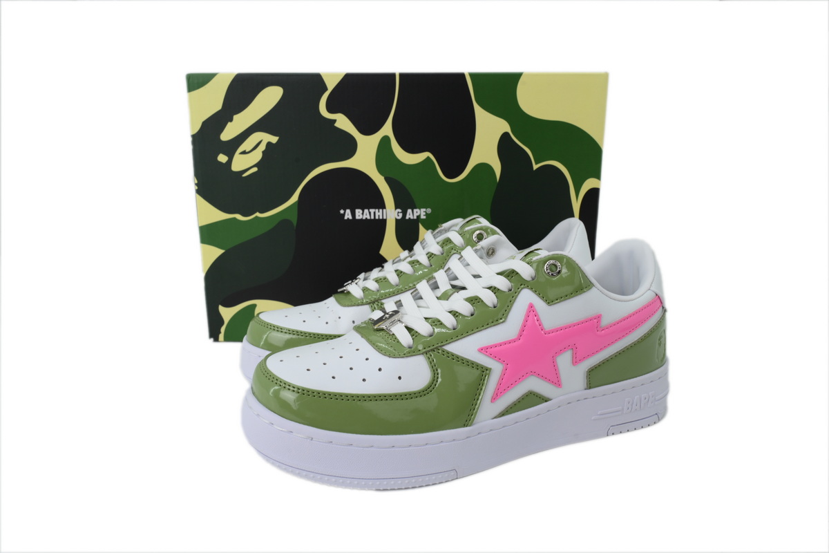 A Bathing Ape Green Pink Star OZXSHM1913070