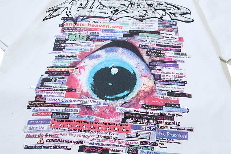 Hellstar Links Graphic T-Shirt White