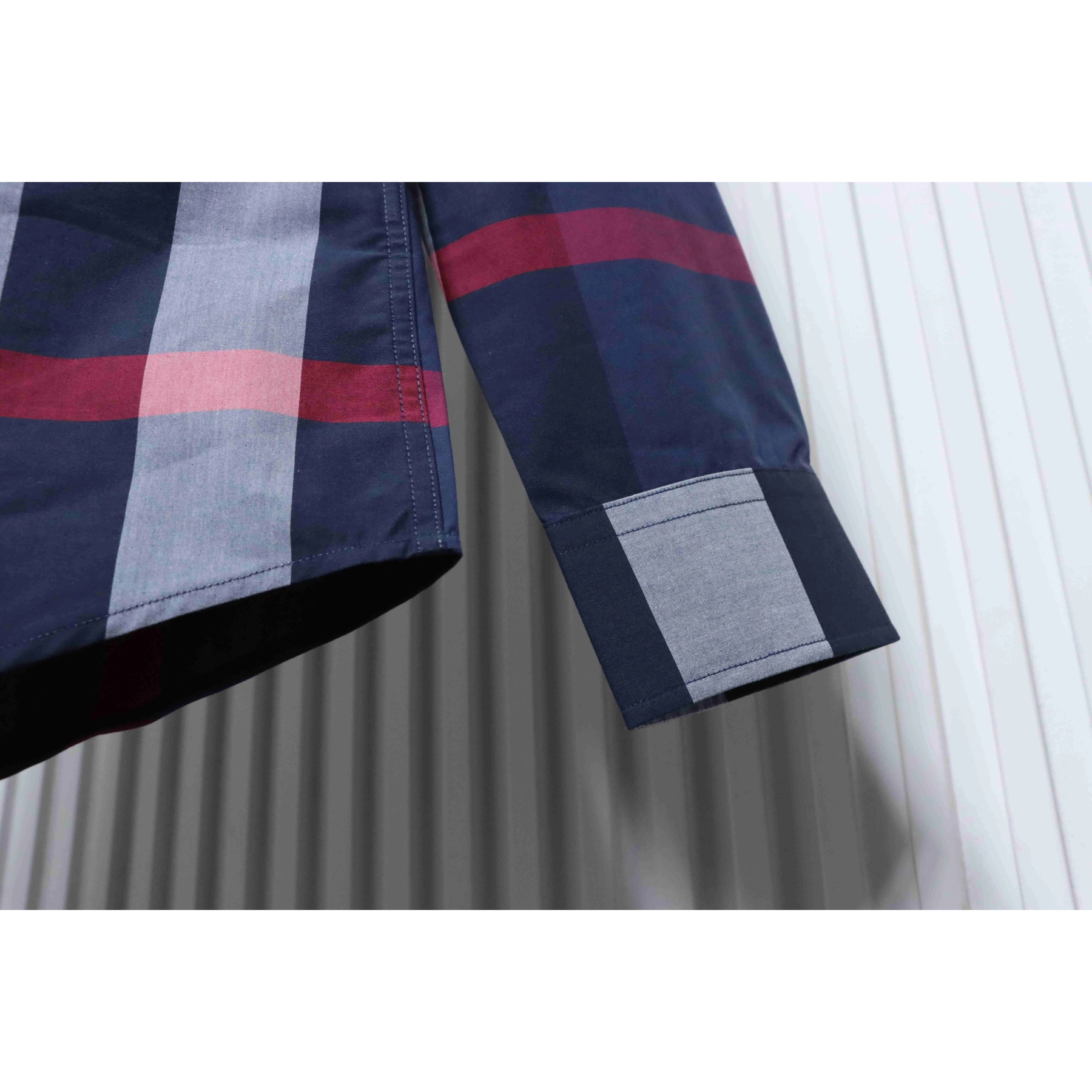 Burberry Classic Check Cotton Shirt Blue