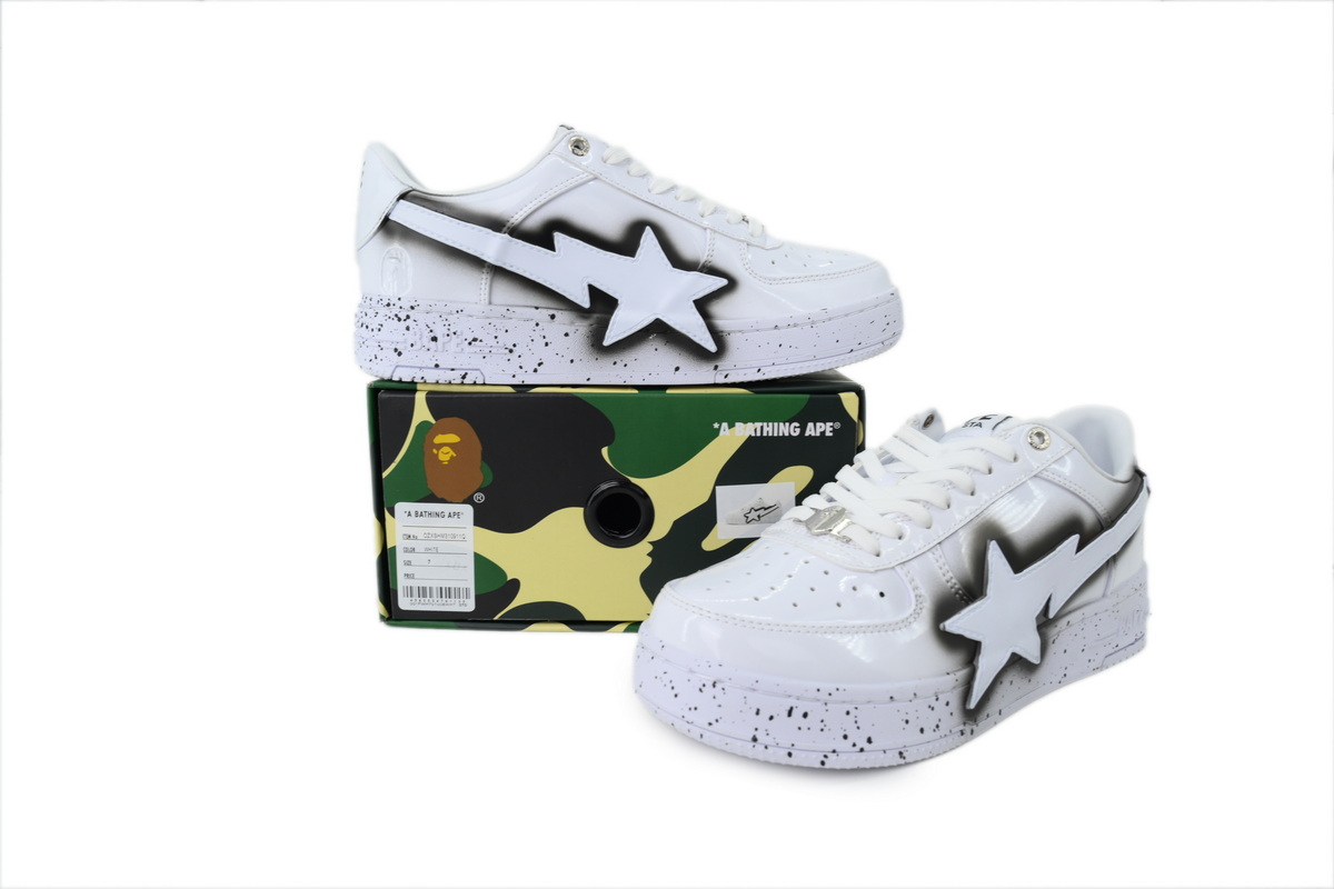 A Bathing Ape White Graffiti OZXSHM310911Q