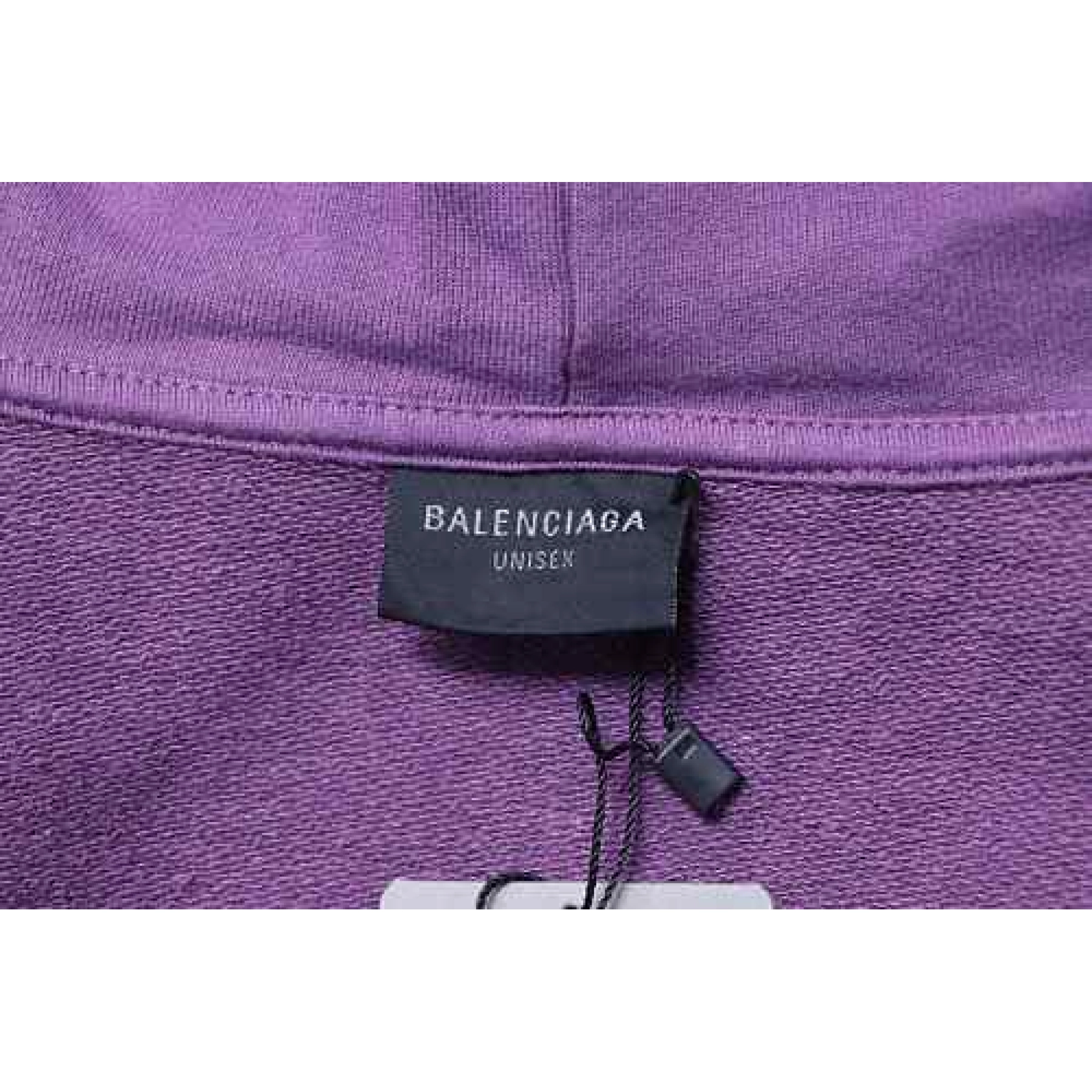 Balenciaga Political Campaign Medium Fit Hoodie Purple