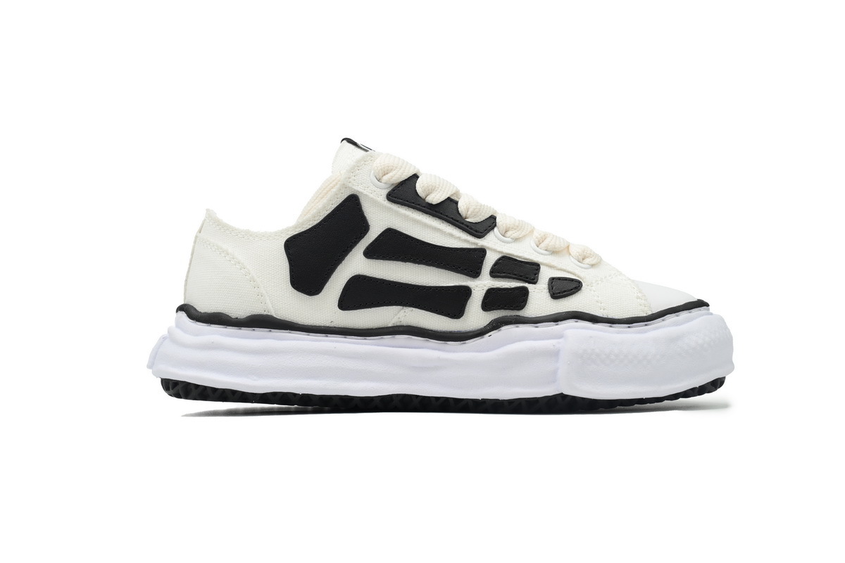 Maison Mihara Yasuhiro x AMIRI Skel-Top Low Off White