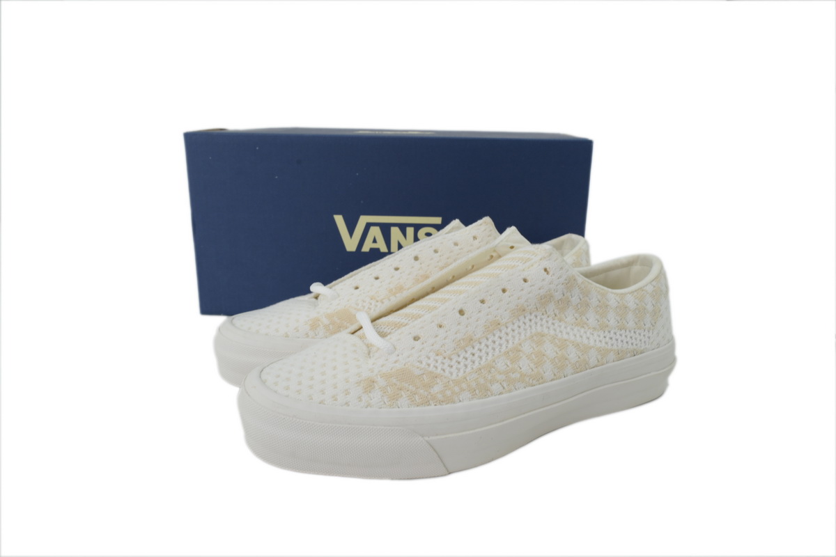 Vans Premium Old Skool Knit True White Beige VN000D8HESF
