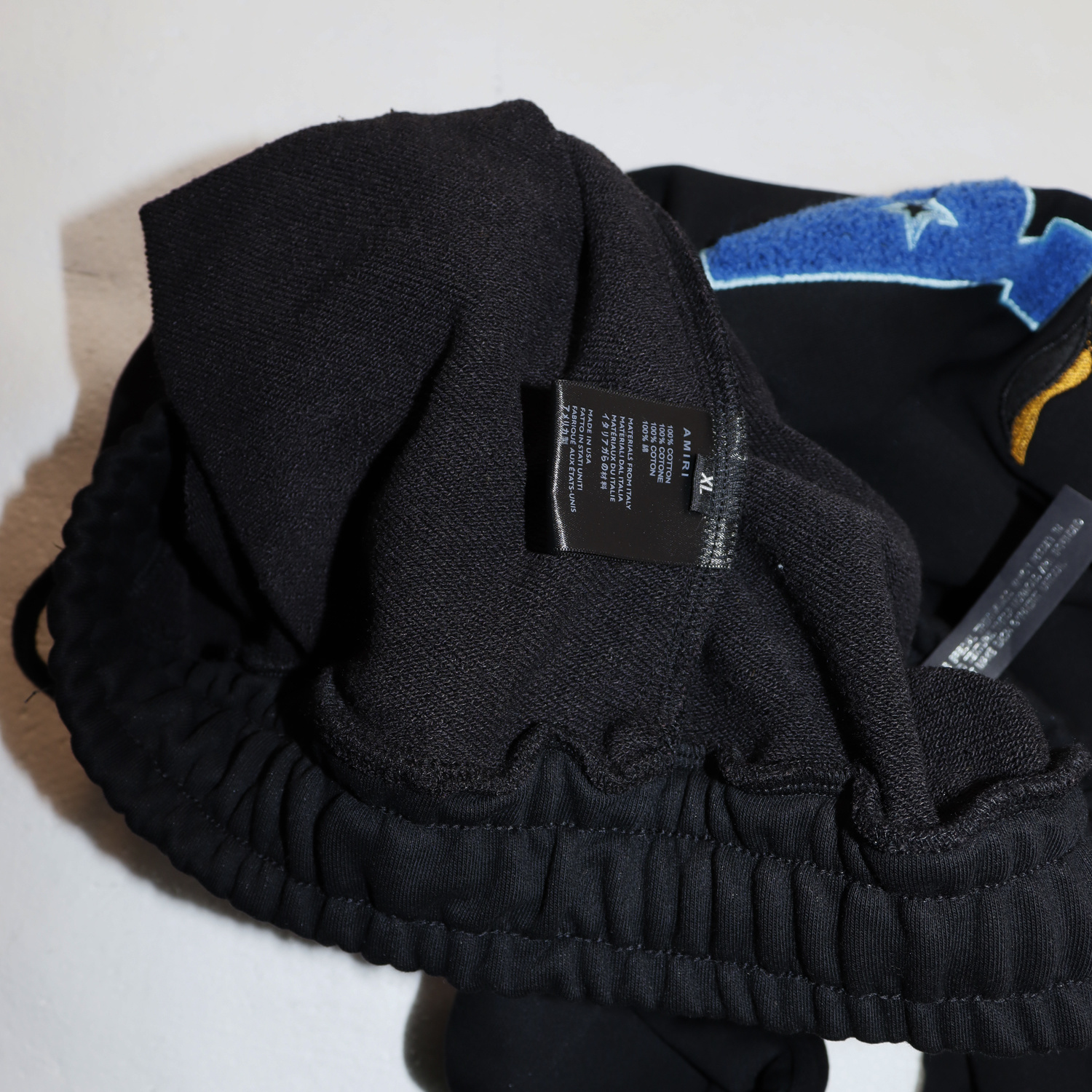 Amiri Varsity Patch Printed Sweatsuit Black