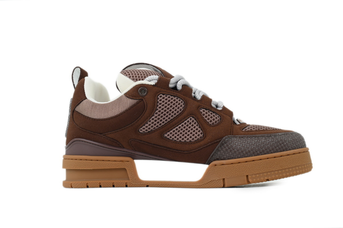 Louis Vuitton LV Skate Sneaker White Coffee