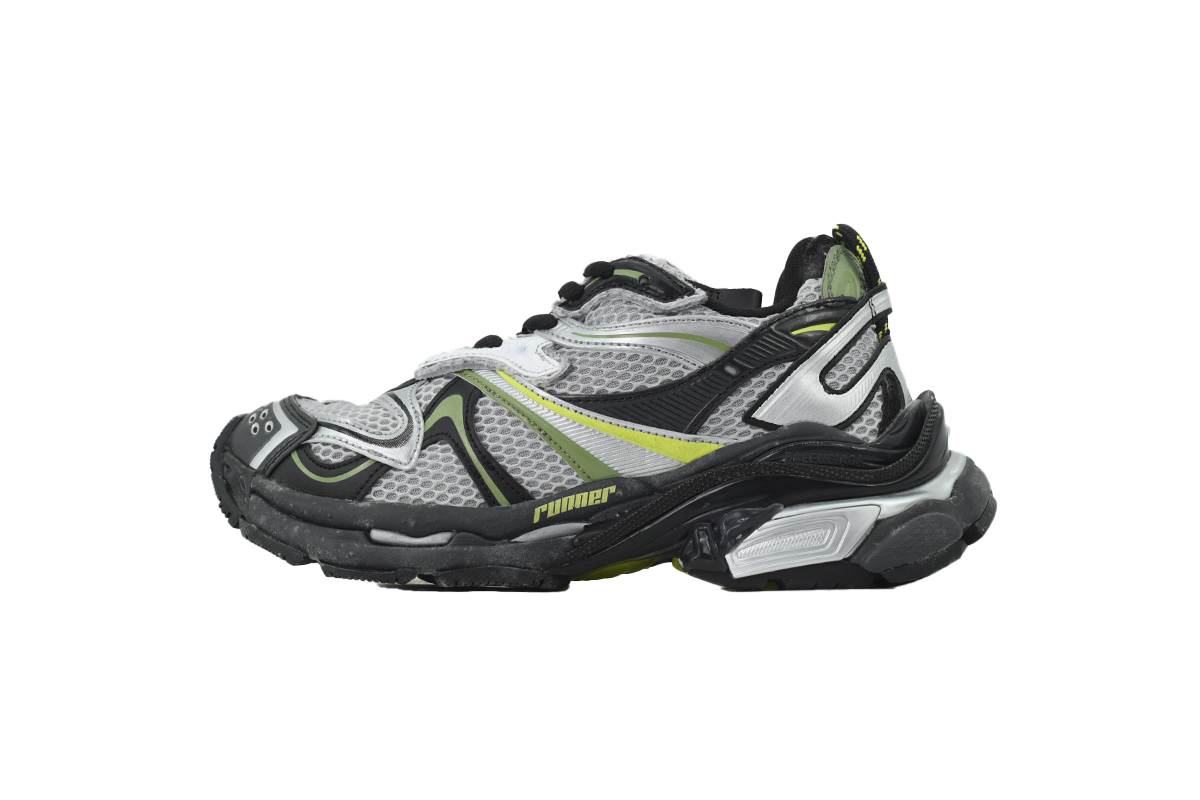 Balenciaga Wms Running Shoes Black Green 779064 W3RXP 2315