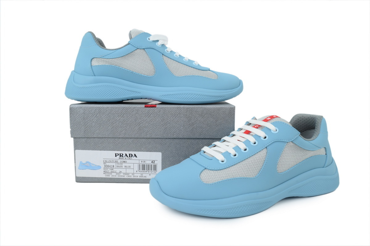 Prada America's Cup sneakers Blue white
