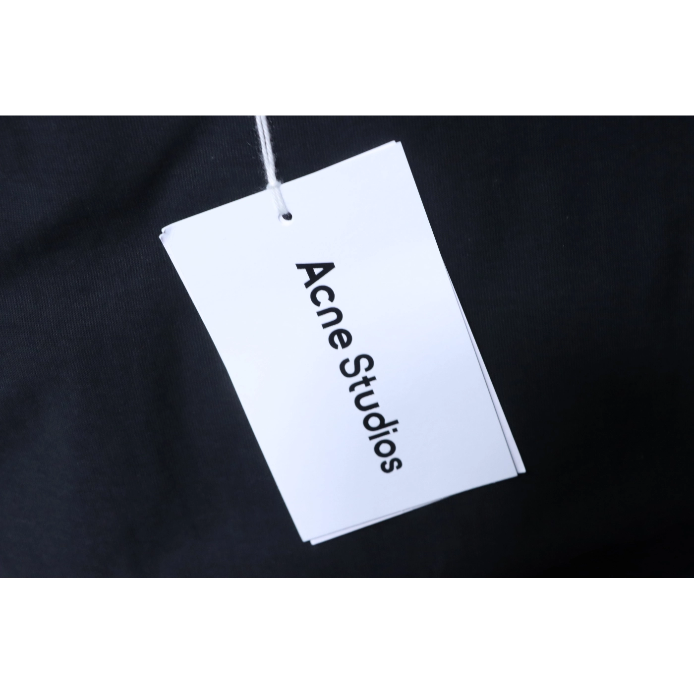 Acne Studios Circular Logo Long-Sleeve Top Black