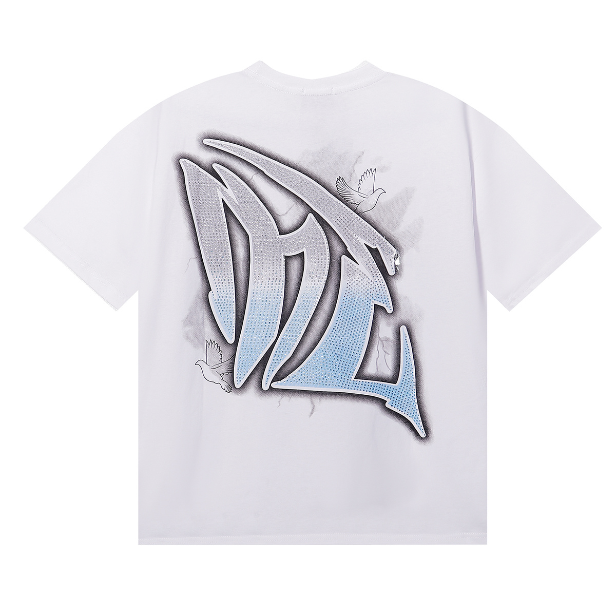Mixed Emotions Dove Rhinestone Tee