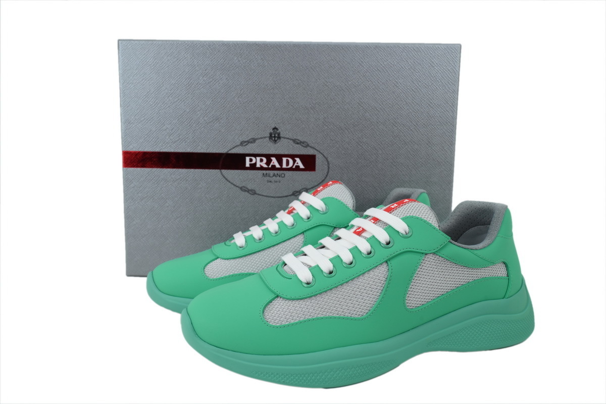 Prada America's Cup Sneakers Green