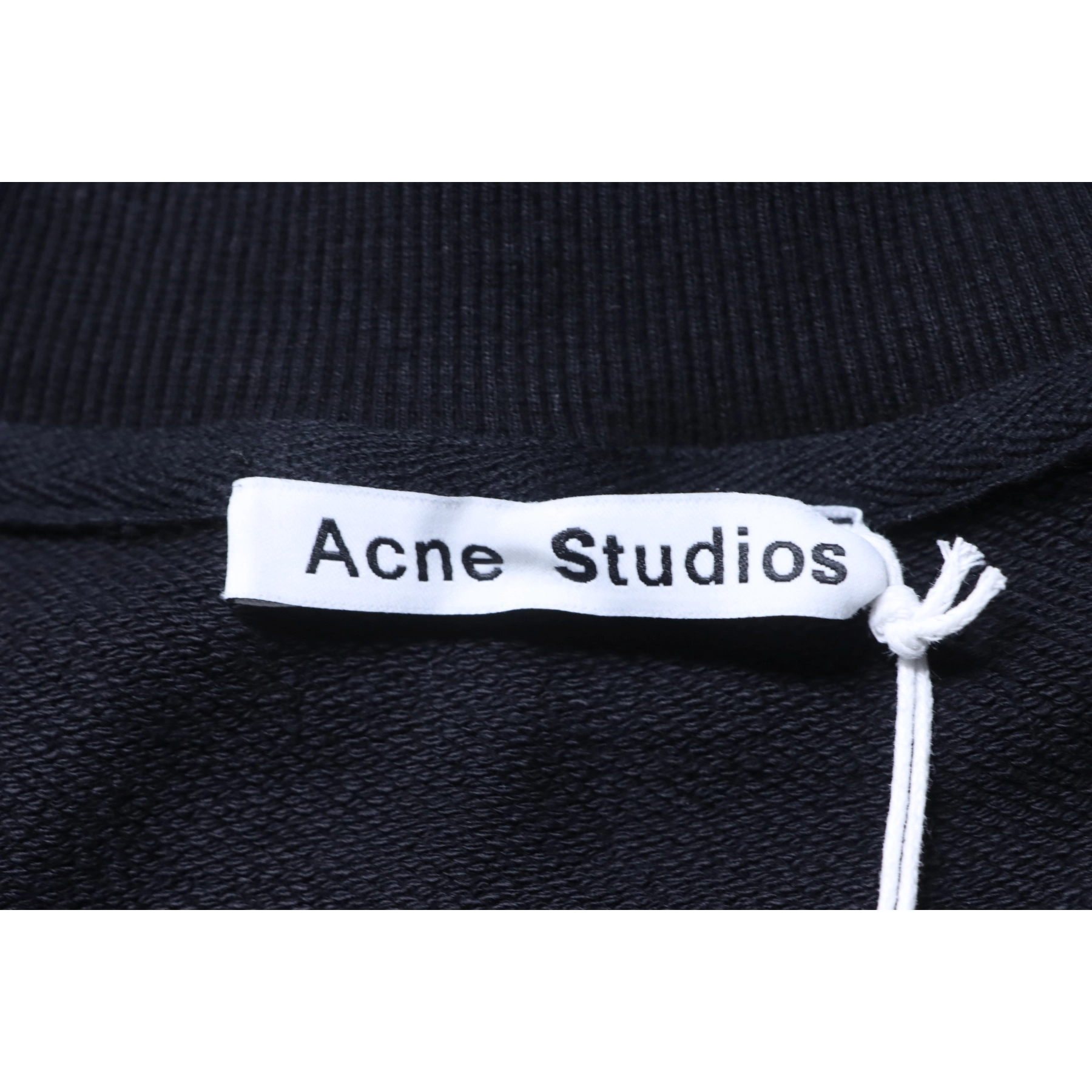 Acne Studios Distressed Hoodie Black