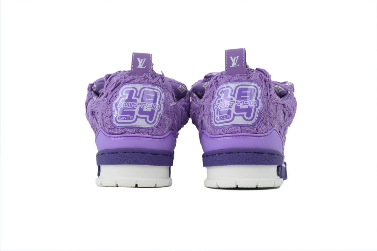 Louis Vuitton LV Skate Sneaker Plum Blossom Drilling Purple