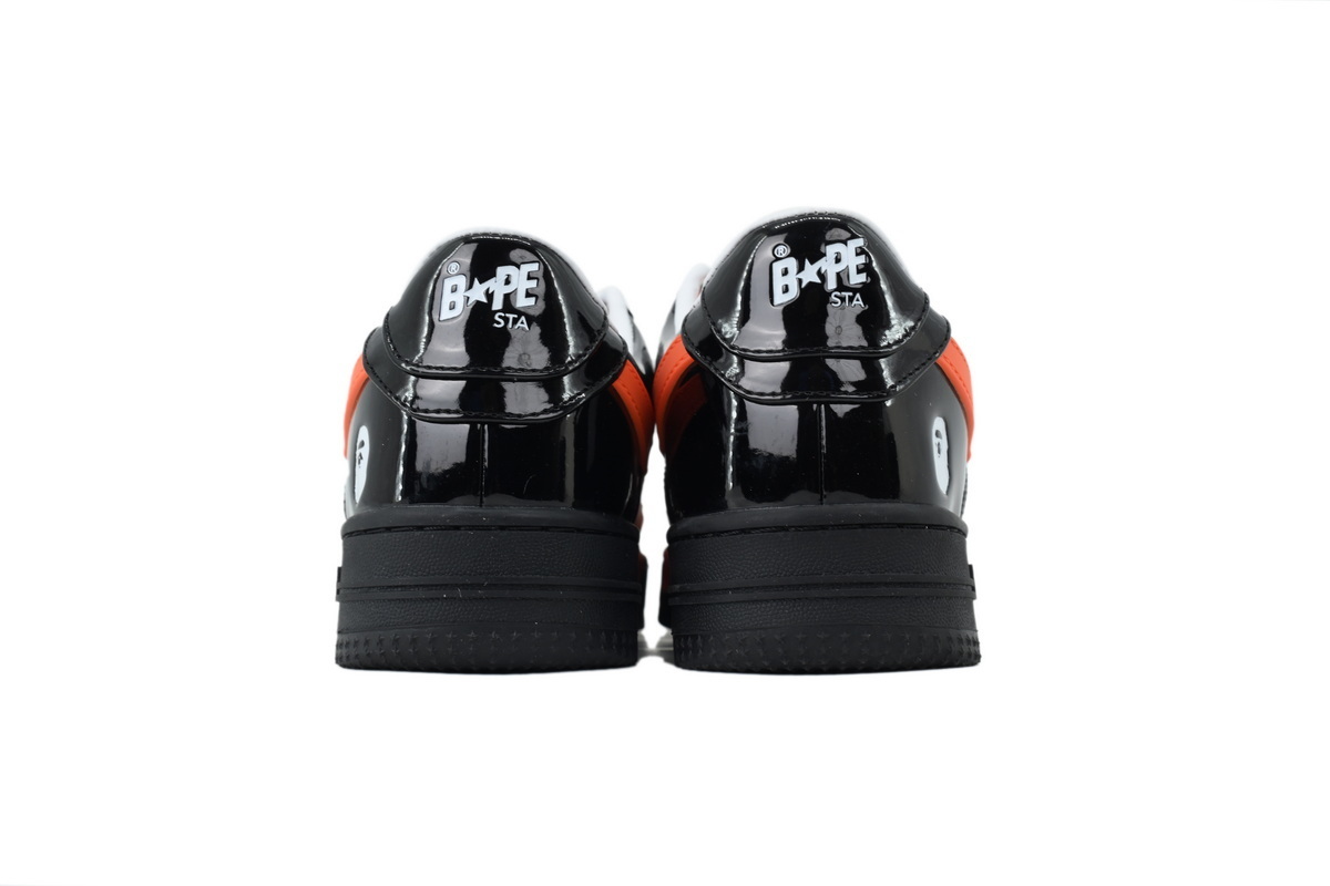 A Bathing Ape Black Tangerine Red Big Star OZX8HMX 91315M