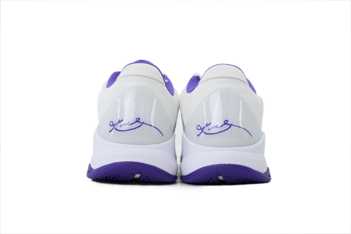 Jalen Brunson x Nike Zoom Kobe 5 Protro White Purple IM0557-102