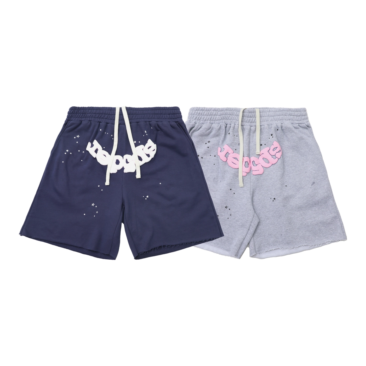 Sp5der Sweatshort Gray/Blue