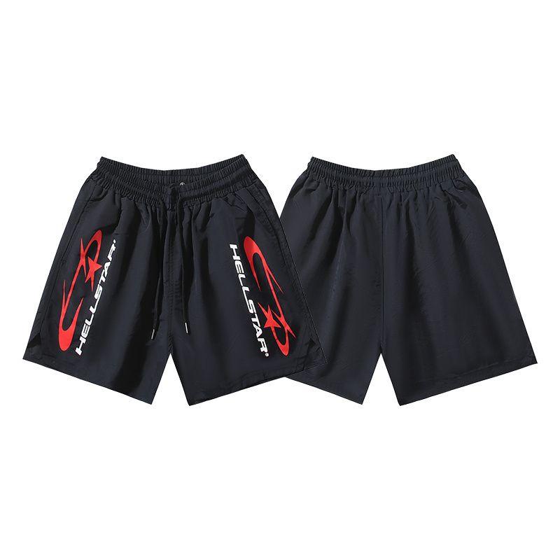 Hellstar Shorts Black 7800#