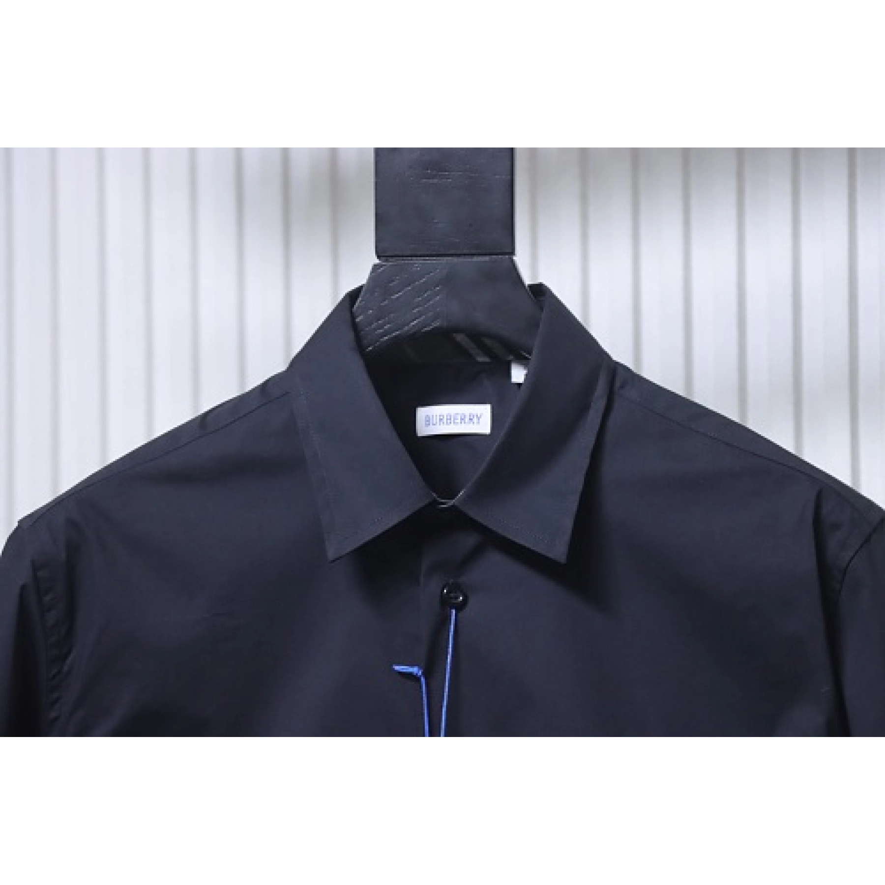 Burberry EKD-Embroidered Cotton Shirt Black