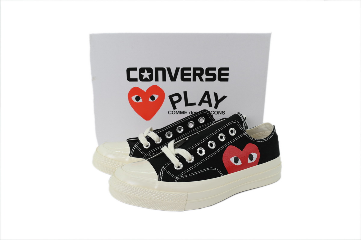 Comme des Garçons Play x Converse Chuck 70 Low Black 150206C