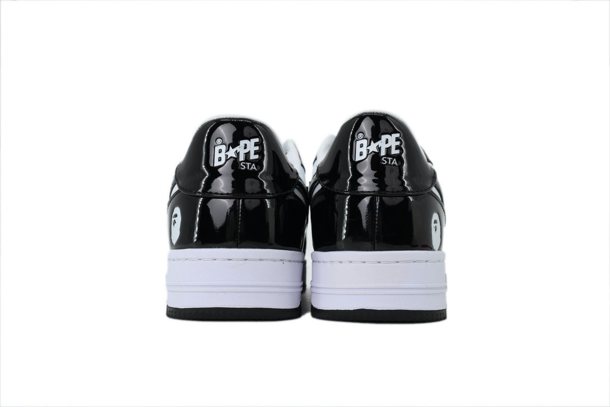 A BATHING APE BAPE Black White 1L80-191-305