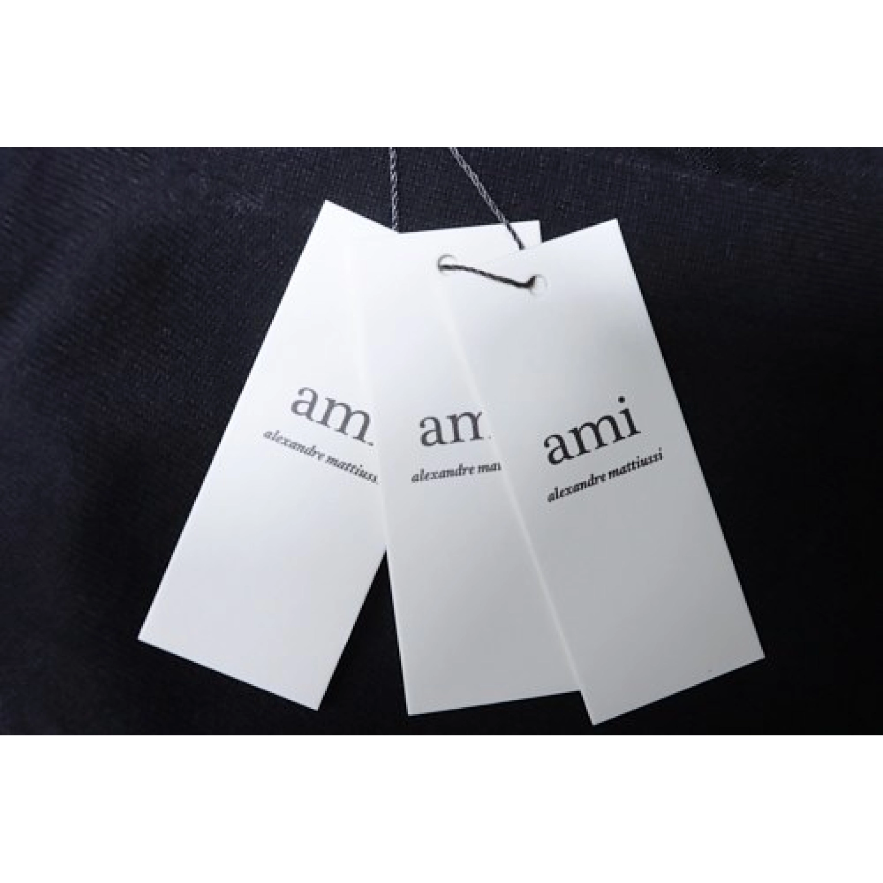 Ami V-neck cardigan Black