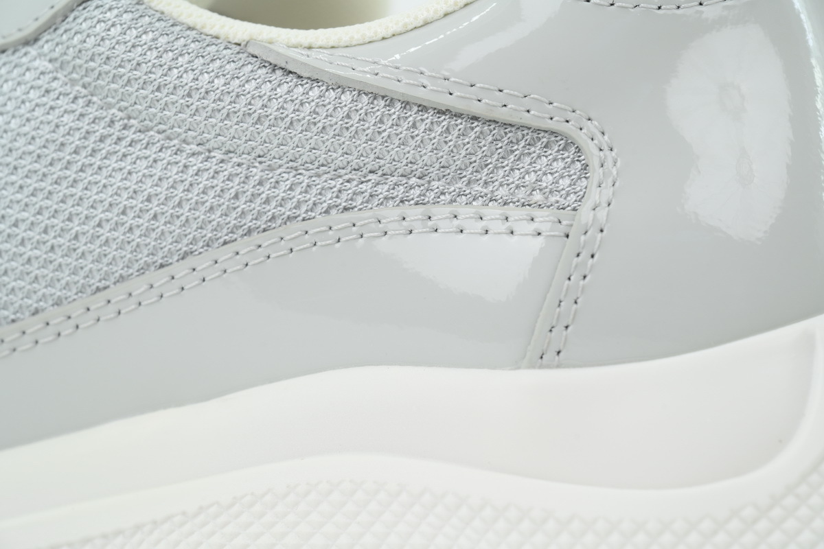 Prada America's Cup Sneakers White Gray