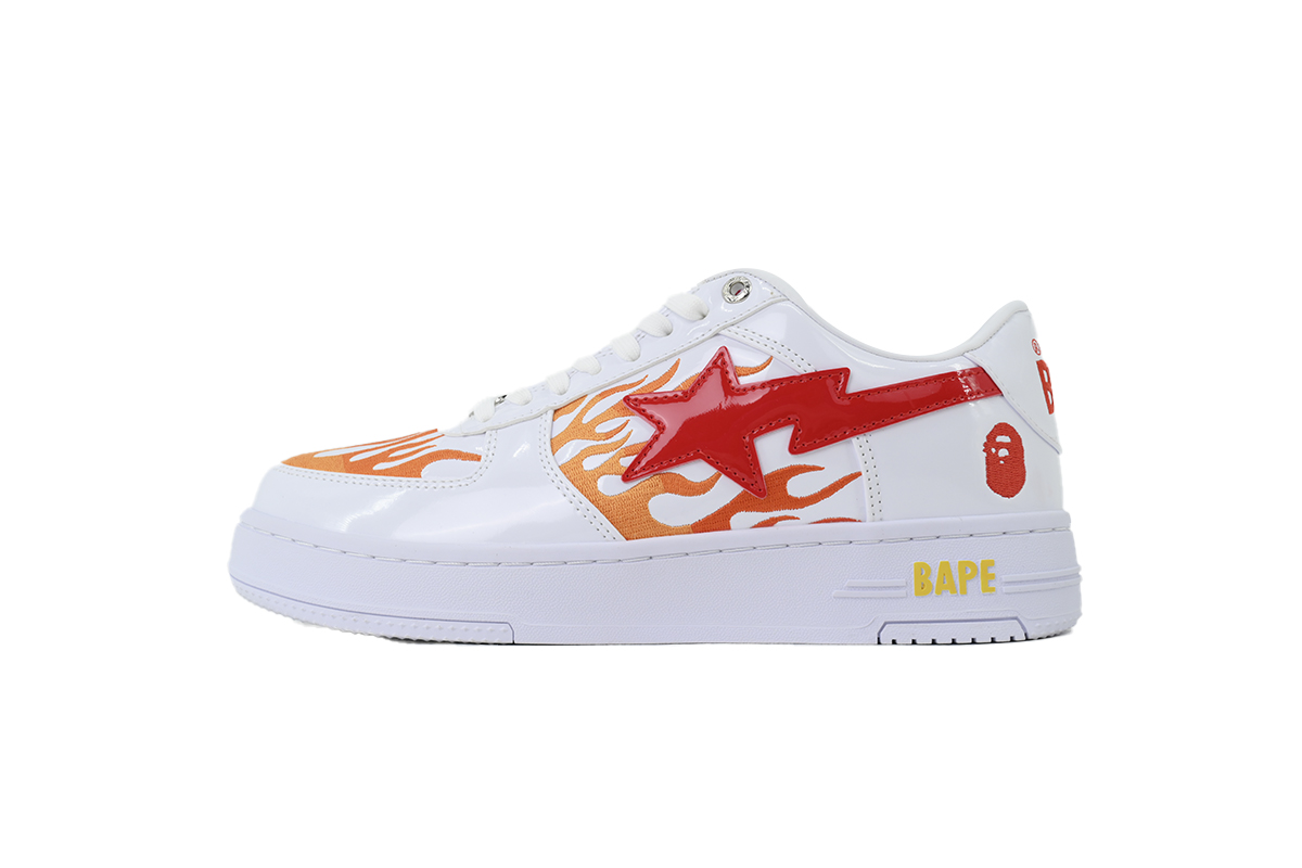 A Bathing Ape White Red OZXSHM309911R