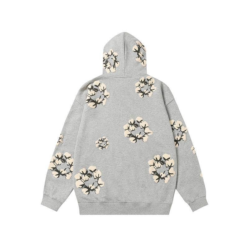 Denim Tears Cactus Tears Wreath Hoodie Grey