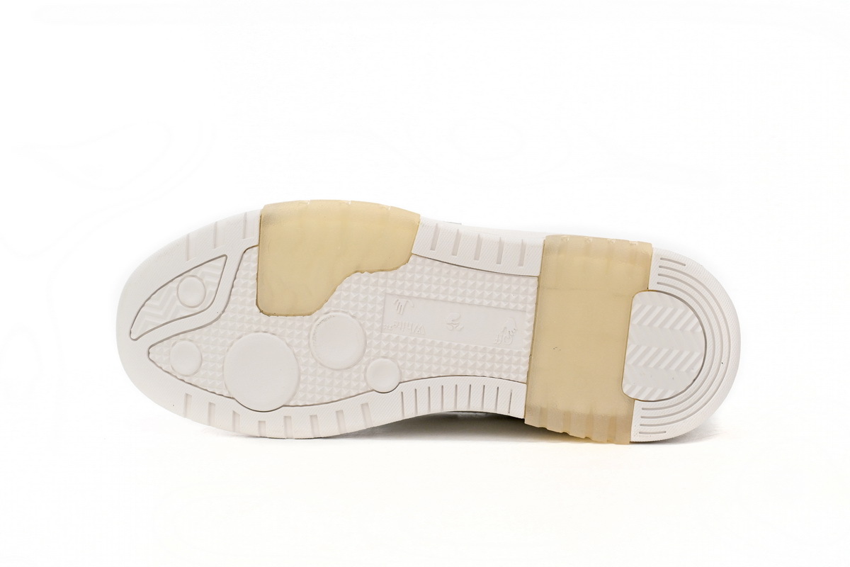 OFF WHITE Out Of Office OOO Low Tops Triple White OMIA189 C99LEA00 10100