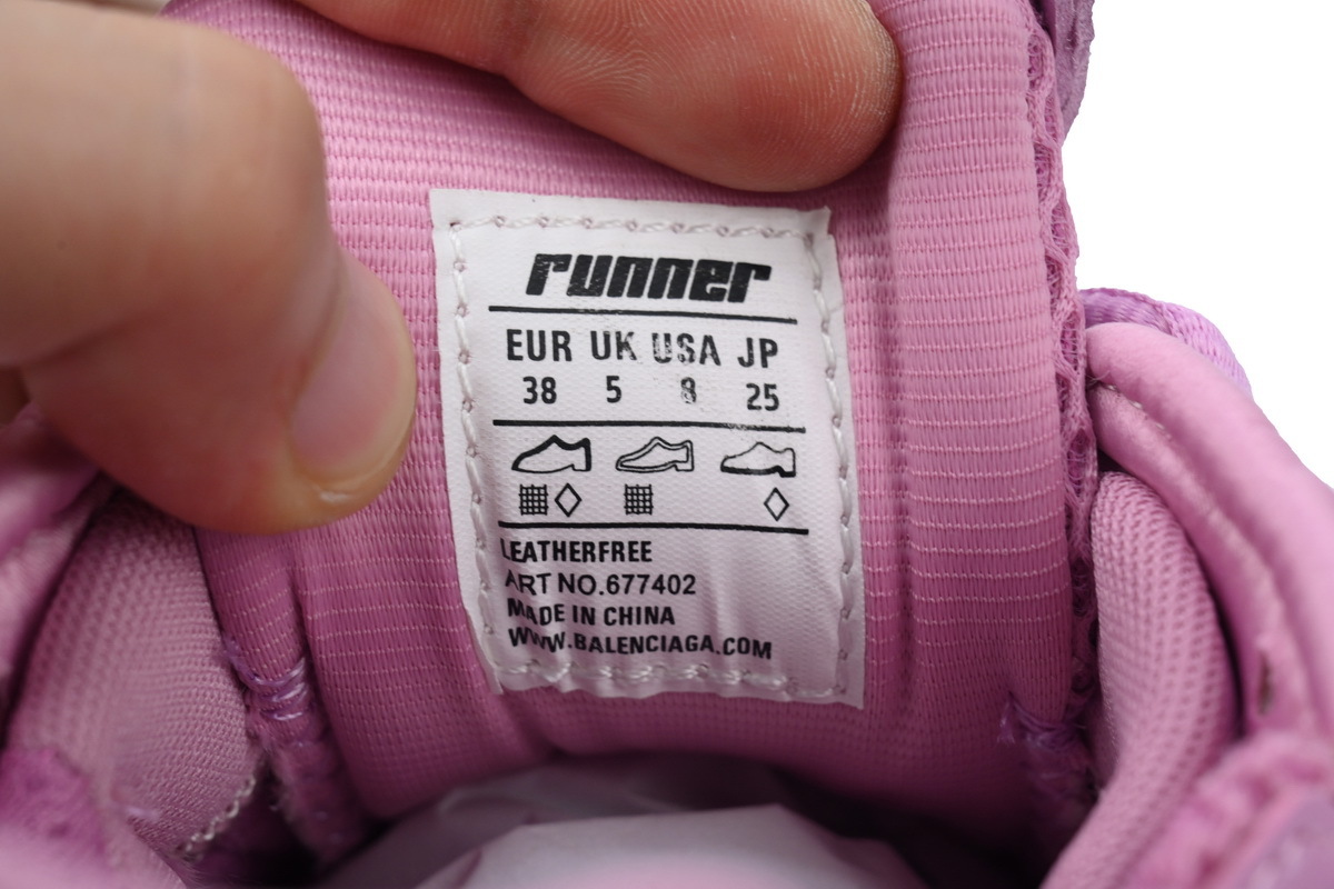 Balenciaga Runner Pink 677402 W3RB1 5000