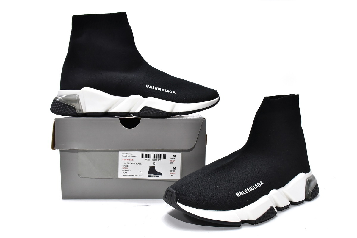 Balenciaga Speed Trainer Black White