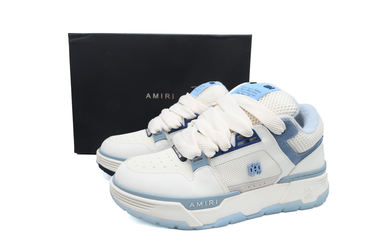 AMIRI MA-1 White Blue