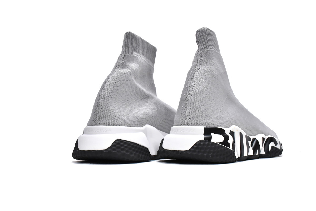 Balenciaga Speed Graffiti Sneakers Grey