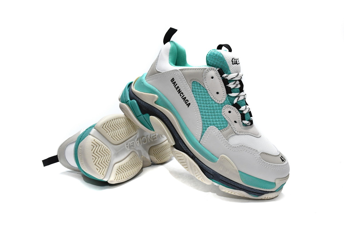 Balenciaga Triple S Mint Green 524039 W09E1 9878