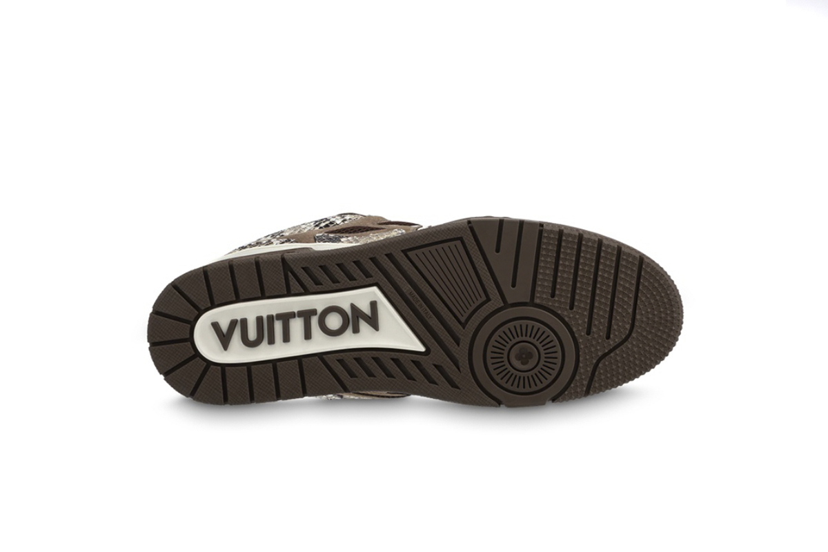 Louis Vuitton Skate Sneaker Brown Snakeskin 1ABMG6