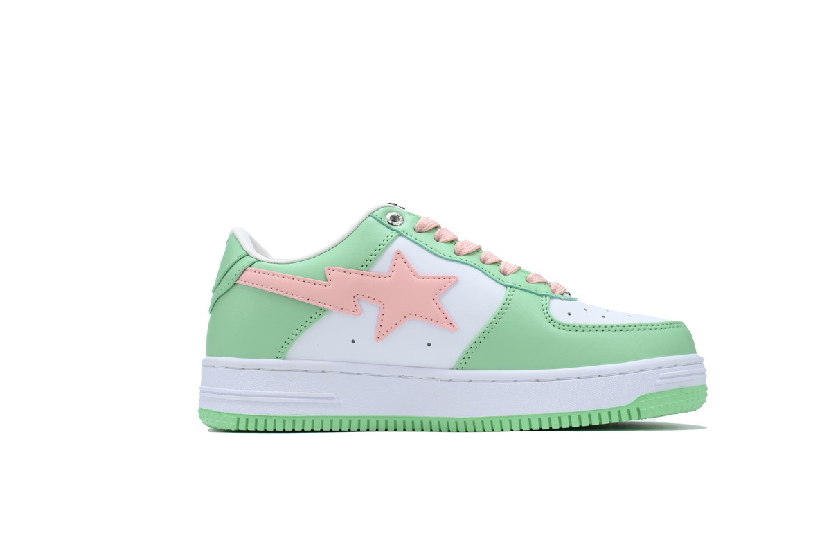 A BATHING APE Bape STA Green Pink 1H70-191-055