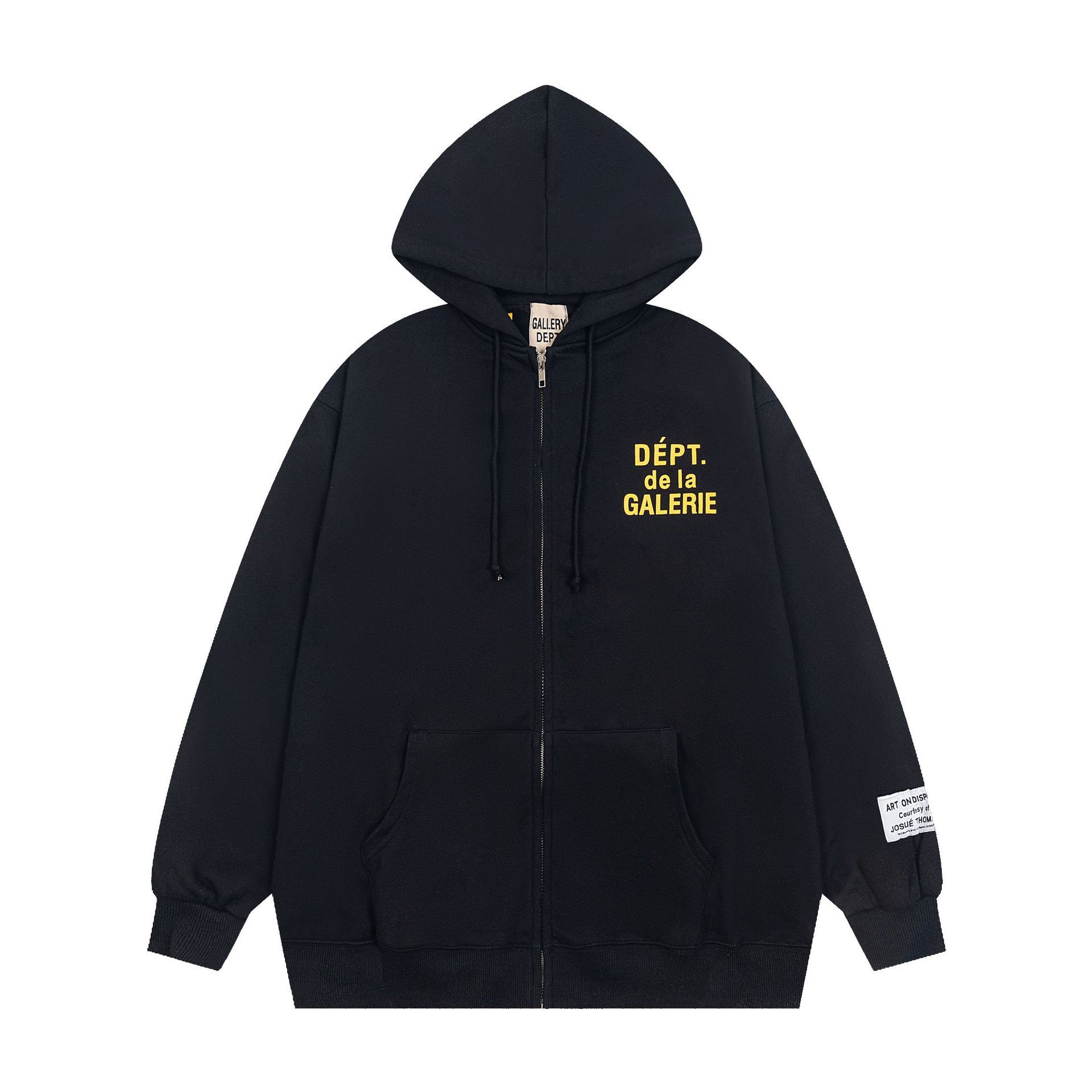 Gallery Dept French Zip Hoodie Black